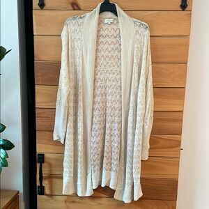 Lucky Brand Cream Knit Sweater